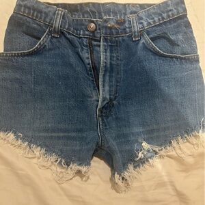 Vintage Levi's Orange Tab Cutoff Denim Shorts